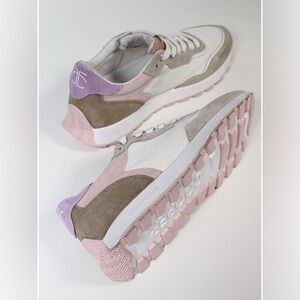 Candice Cooper suede and canvas sneakers NWOT